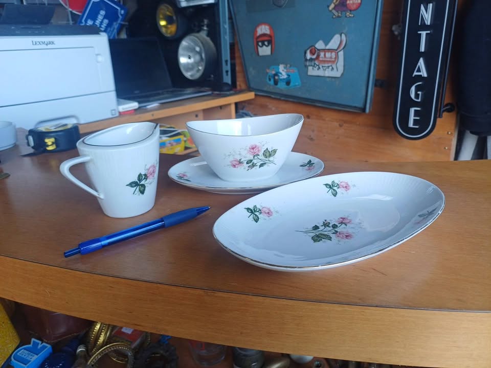 Ensemble Porcelaine Bavière Seltmann Weiden - Décor Roses