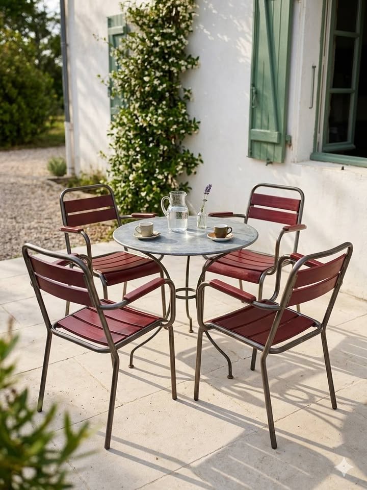 Fauteuils de Jardin Vintage - Style Mullca / Bistrot Retro