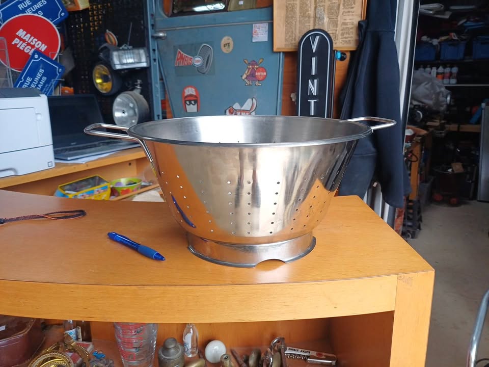 Passoire Professionnelle Inox - Grand Modèle (Ø 35,5 cm)