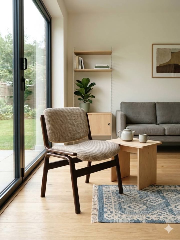 Chaise vintage  / Fauteuil de bureau scandinave Mid-Century