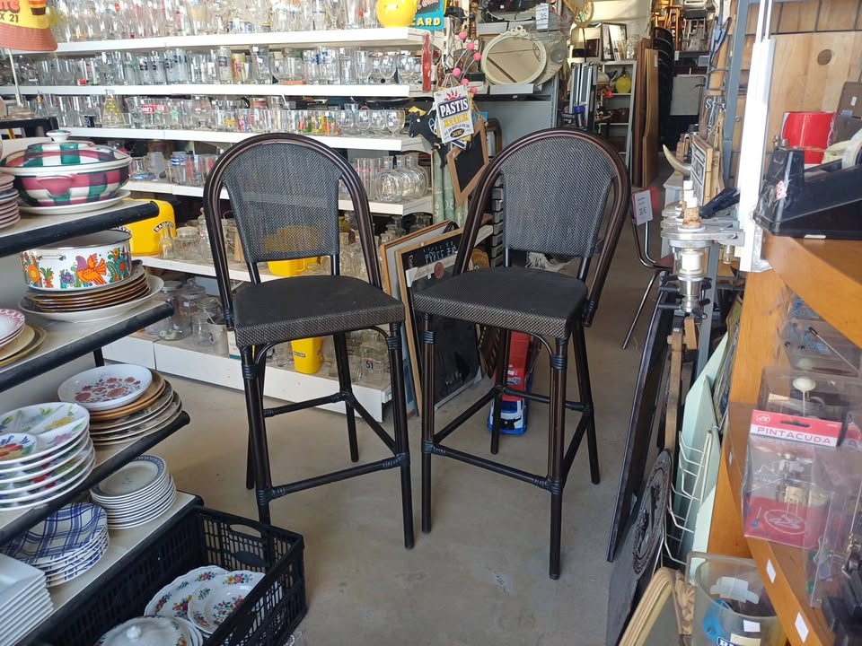 tabourets de bar style bistro terrasse — Ligne CHR Valero