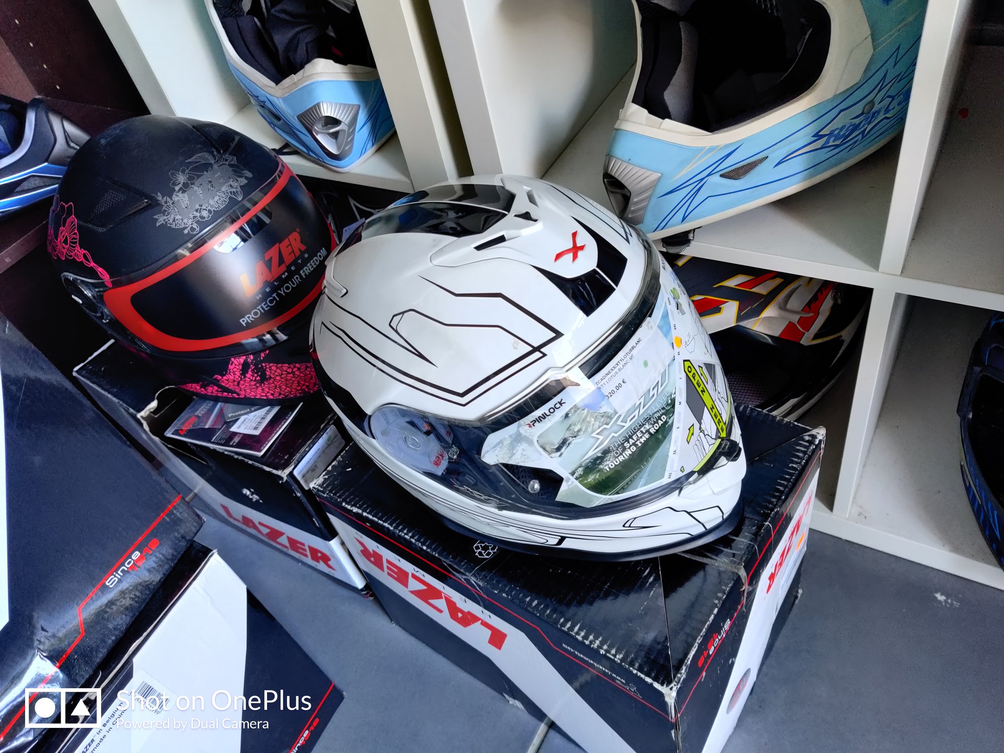 casque integral nexx lotus blanc XL61/62cm