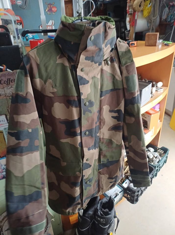 Veste Imperméable Armée Française Camouflage CCE Gore-Tex - Taille 88L