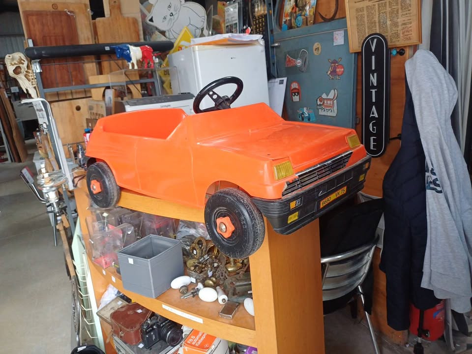 Voiture à pédales ancienne Renault 5 R5 Peg Perego – Années 70 – État exceptionnel
