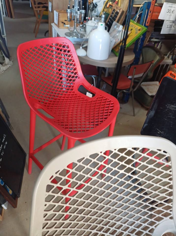 Chaise haute / Tabouret de bar d'extérieur "air" – Matériel pro (Vente à l'unité)