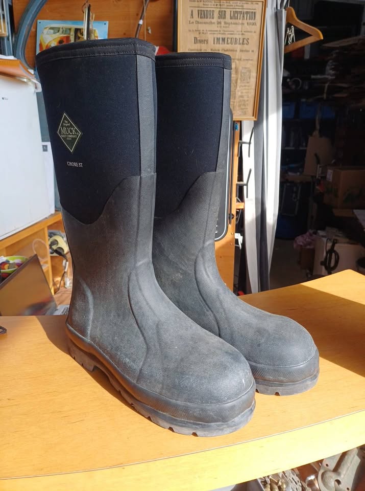 Bottes de travail / chantier étanches et thermiques Muck Boot Company – Modèle Chore ST (Steel Toe)