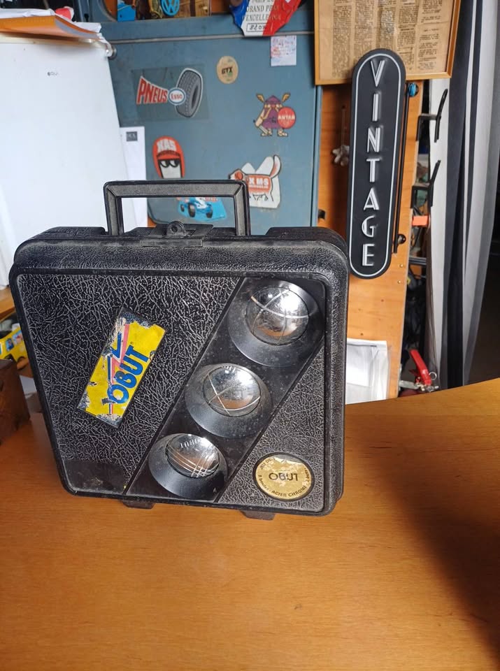 Mallette Coffret Pétanque OBUT Vintage Années 80 - Déco Rétro / Loisirs