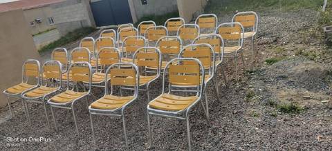 Chaises aluminiums