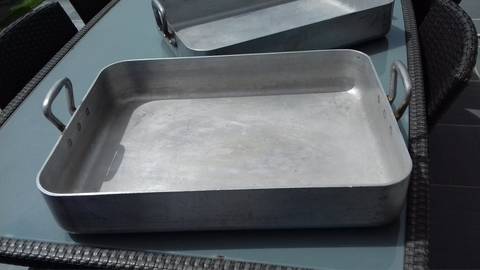 plat a rotir aluminium tres epais