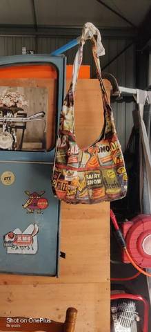 Sac bandoulière marque vintage
