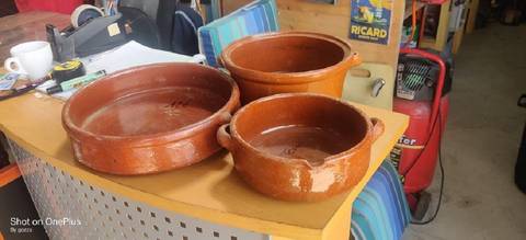 Pots terres cuites cassolettes 12€/pc