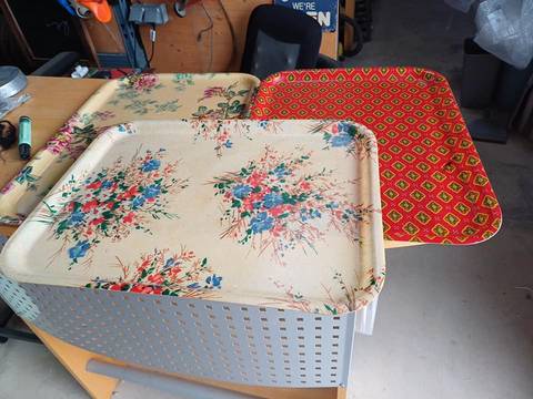 Plateau de service fdv vintage 1950