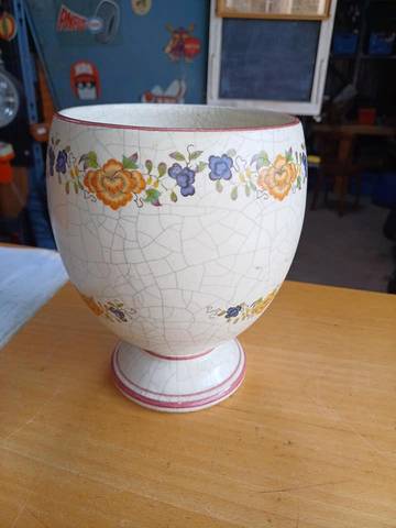Joli vase ceramique craquelé