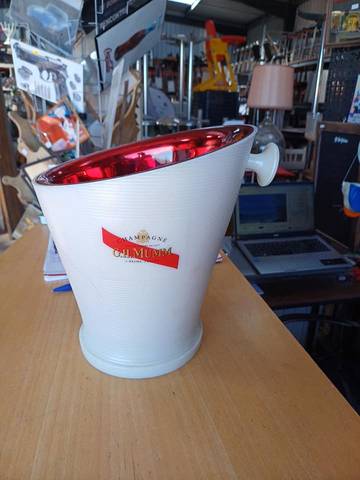 Seau à champagne mumm plastique