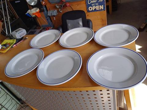 assiettes blanches sarreguemines