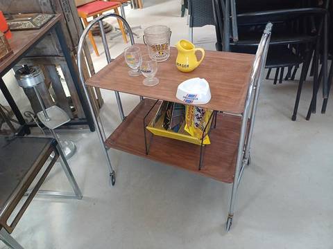 Chariot de bar vintage