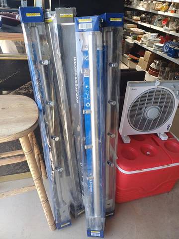 Lot de 3 poteaux de balustres alu