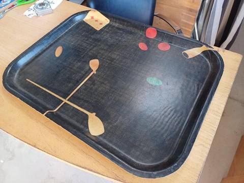 Plateau de service fibre de verre 60S