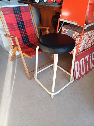 Tabouret industriel vintage