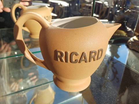 Carafe ceramique ricard 20€/pc