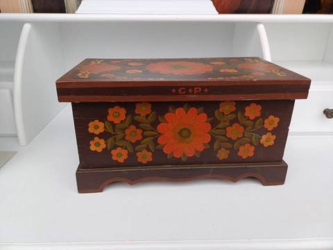 Vintage boîte à bijoux/rangement