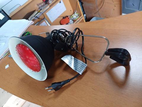 Lampe pince style chauffante 50w