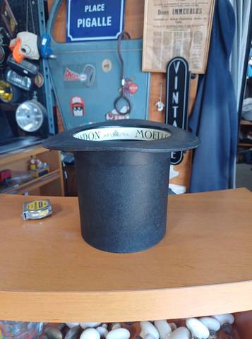 Chapeau seau champagne vintage