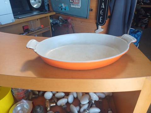Plat à gratin fonte le creuset n32