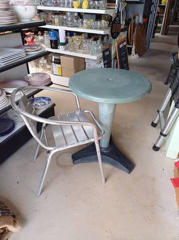 Table bistrot 80's grosfillex