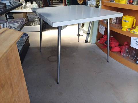 Table vintage formica grise
