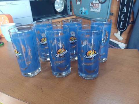 Verre Orangina 3€ piece