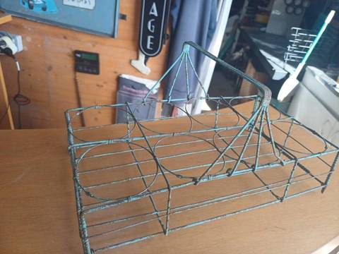 Porte bouteilles verres art nouveau