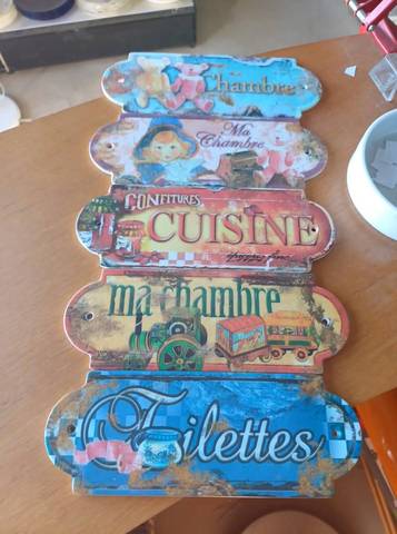 Petites plaques de porte d'Orval