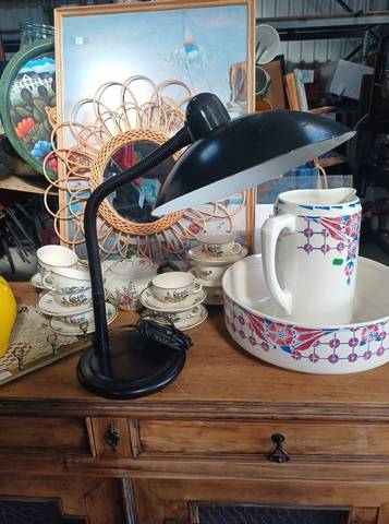Lampe soucoupe Aluminor 70's