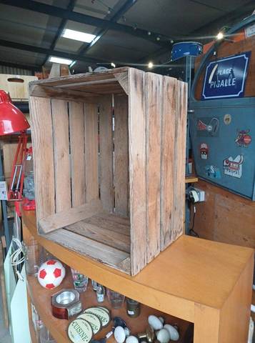 1970 caisse de pommes vintage