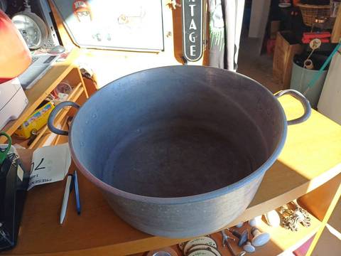 Bassine confiturier aluminium