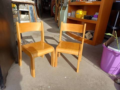 Chaise enfant scandinave vintage
