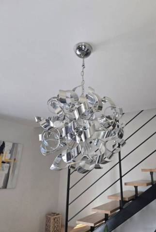 Lustre spirale style spoutnik