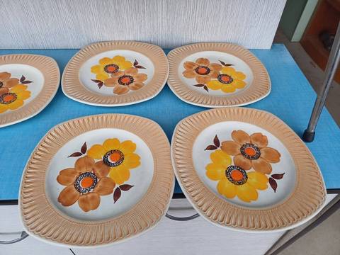 Vedova Besios & Figli - Mondovi, Italie , vintages motifs fleuris colorés
