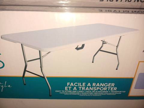Table multifonction 180cm