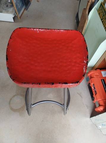 Tabouret industriel metal