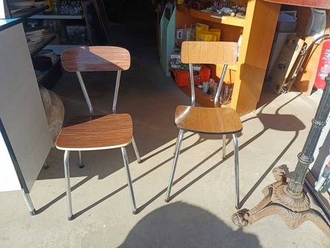 Chaise formica vintage 60's