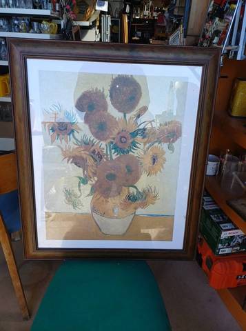 Tableau "Les Tournesols" - Réplique Vincent Van Gogh (69x49 cm)