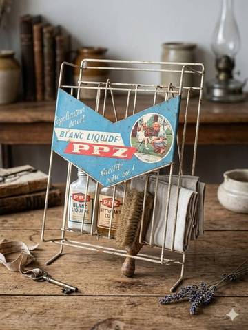 Ancien Présentoir Publicitaire PPZ - Vintage Années 50/60