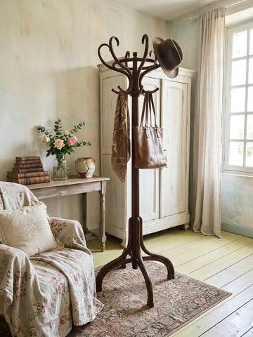 Sublime Porte-manteau Perroquet Ancien Thonet 1890/1910