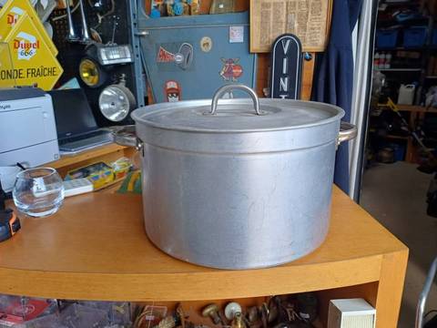 Grande marmite traiteur pro en aluminium LACOR - Ø 36 cm (Faitout / Marmiton)