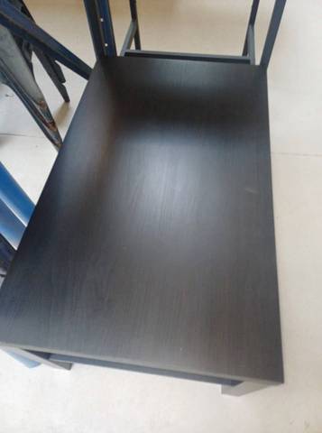 Table basse IKEA Lack noire 90x55 cm - État quasi neuf