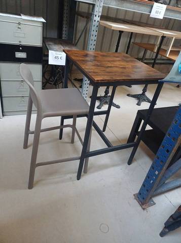 Table haute style industriel -