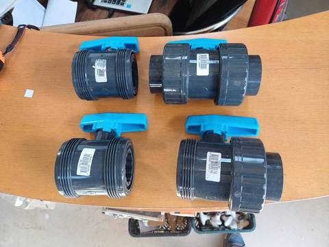 Lot de vannes et raccords PVC Ø50 mm piscine (PN16)
