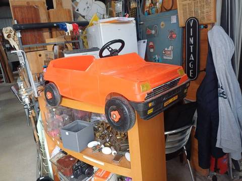 Voiture à pédales ancienne Renault 5 R5 Peg Perego – Années 70 – État exceptionnel